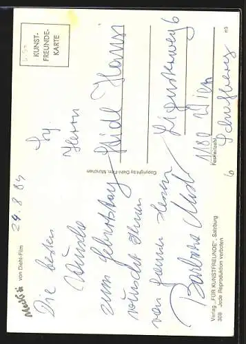 AK Alles Glück auf Erden, Mecki-Liebespaar