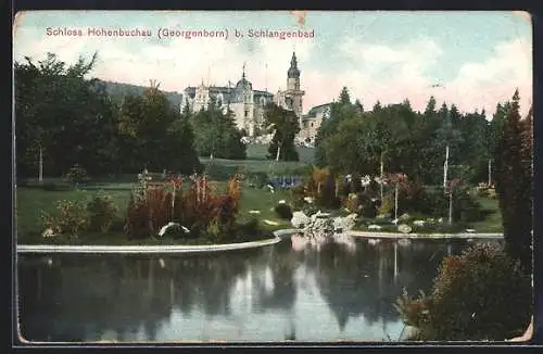 AK Georgenborn b. Schlangenbad, Schloss Hohenbuchau