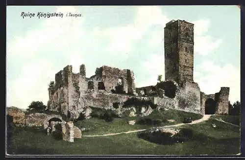 AK Königstein i. Taunus, Burgruine Königstein