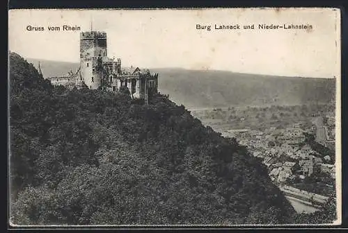 AK Nieder-Lahnstein, Burg Lahneck