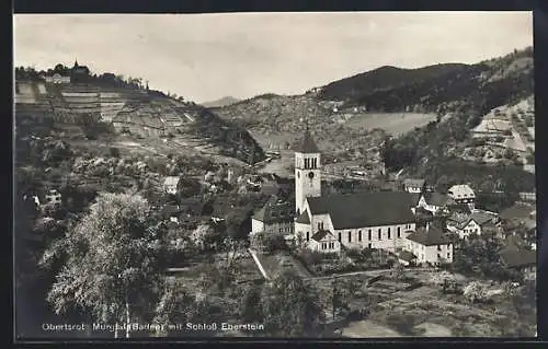 AK Obertsrot, Panorama mit Kirche