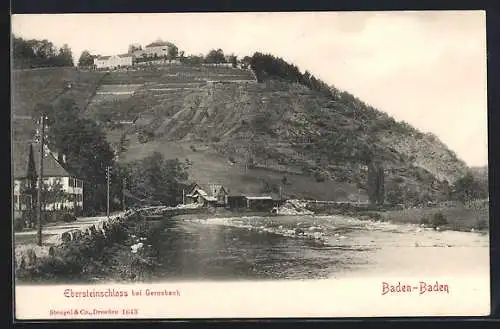 AK Baden-Baden, Ebersteinschloss bei Gernsbach