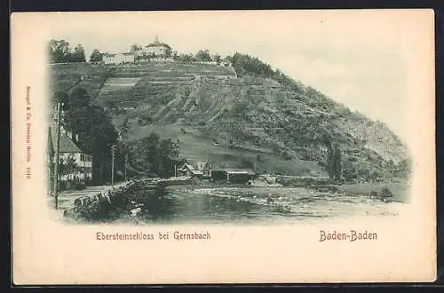 AK Baden-Baden, Ebersteinschloss bei Gernsbach