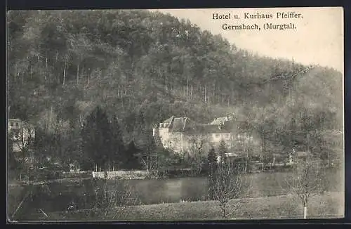 AK Gernsbach /Murgtal, Hotel und Kurhaus Pfeiffer