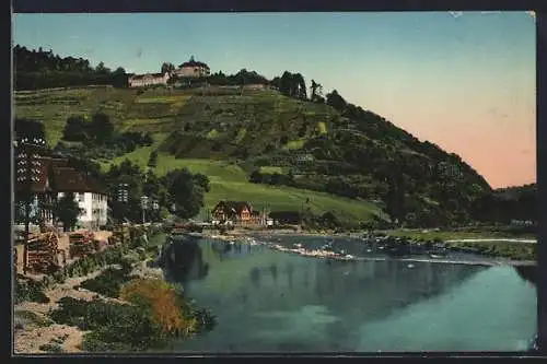 AK Baden-Baden, Schloss Eberstein mit Murgthal