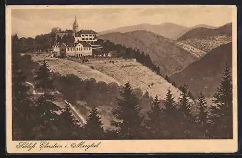 AK Gernsbach, Schloss Eberstein im Murgtal