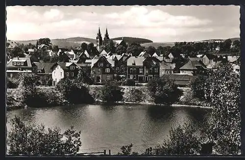 AK Hilchenbach, Teilansicht mit Kirche