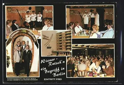 AK Berlin-Schöneberg, Gasthaus Wiener Rutsch'n, Martin Luther-Str. 18