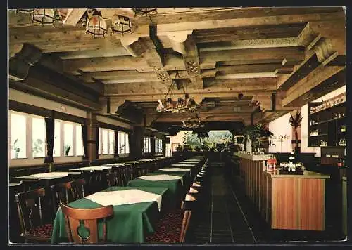 AK Freilingen /Ww., Gasthaus-Hotel zur Post, Bes. Fam. Geg, Innenansicht