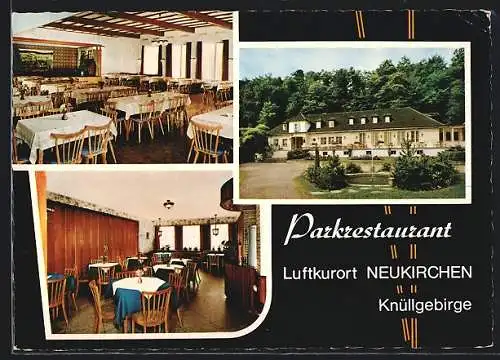 AK Neukirchen / Knüllgebirge, Parkrestaurant, ADAC-Hotel