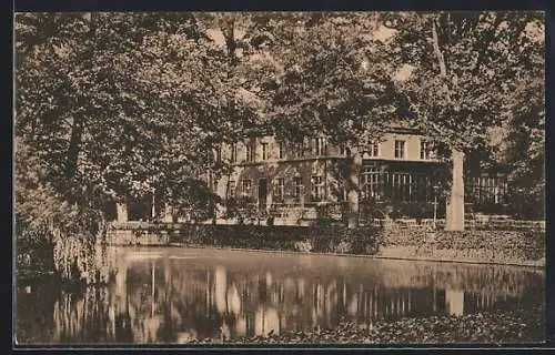 AK Zittau, Weinau-Restaurant und Teich