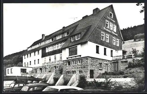 AK Schwalefeld /Waldeck, Cafe-Restaurant Berghaus Püttmann