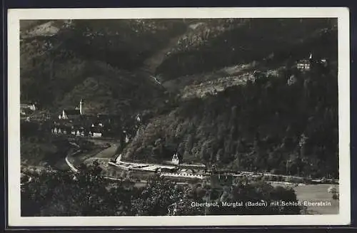 AK Obertsrot /Murgtal, Ansicht mit Schloss Eberstein