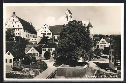 AK Riedlingen a. D., Strassenpartie in der Altstadt