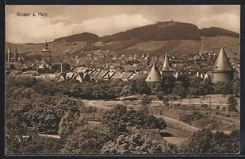 AK Goslar a. Harz, Teilansicht