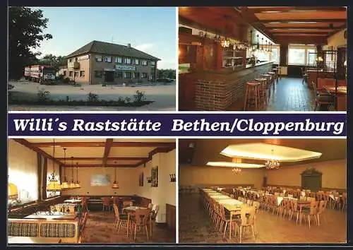 AK Bethen /Cloppenburg, Willi`s Raststätte, Bew. W. Dölling, Basilikastrasse 1