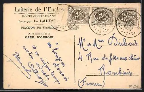 AK L`Enclus-Orroir, Laiterie de l`Enclus, Hotel-Restaurant