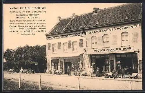 AK Braine-l`Alleud, Grand Musée du Chemin Creux et Restaurant des Monuments