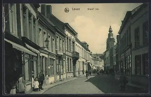 AK Leuze, Grand` rue, Strassenpartie