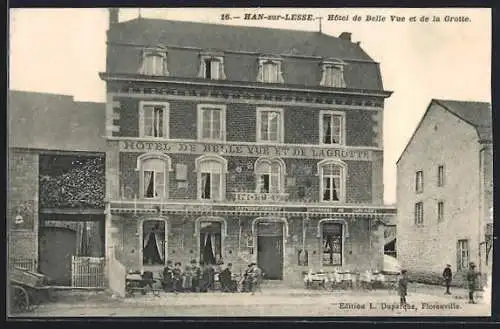 AK Han-sur-Lesse, Hôtel de Belle Vue et de la Grotte