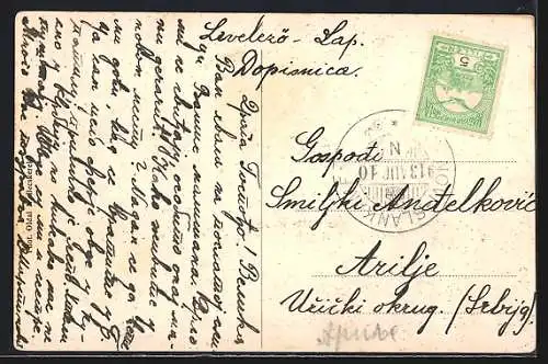 AK Slankamen, Villa mit Garten