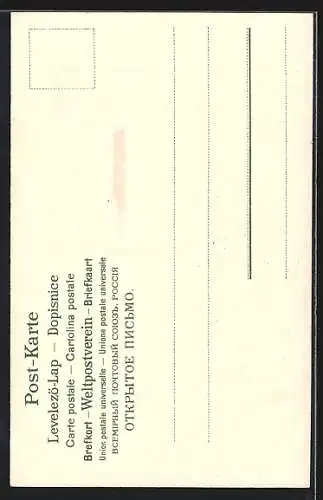 Präge-AK Neujahrsgruss, Frauenporträt mit Kleeblättern und Kalenderblatt