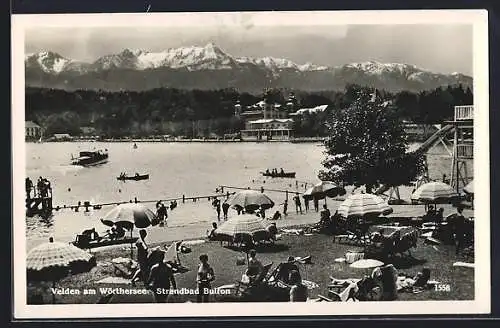 AK Velden am Wörthersee, Strandbad Bulfon