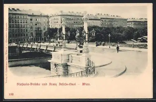 AK Wien, Franz-Josefs-Kai & Stephania-Brücke