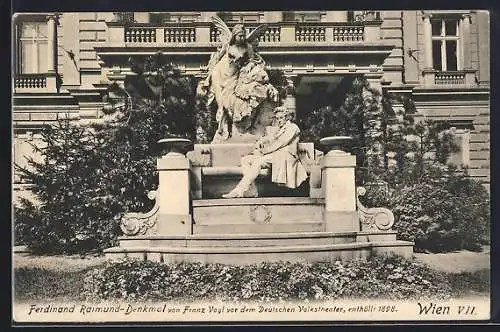 AK Wien, Ferdinand Raimund-Denkmal