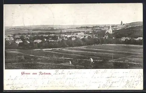 AK Rodaun, Panorama aus der Vogelschau