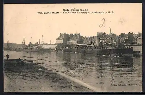 AK Sain-Malo, Les Bateaux de Jersey et Southampton, Hafen