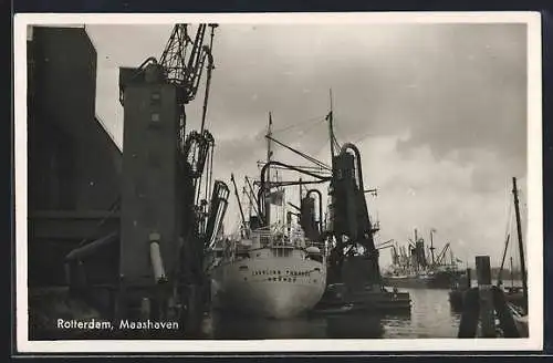 AK Rotterdam, Maashaven, Schiffe im Hafen