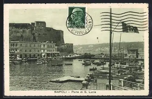 AK Napoli, Porto di S. Lucia, Hafen