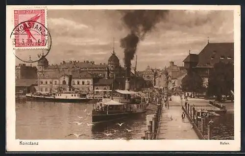 AK Konstanz, Schiffe im Hafen