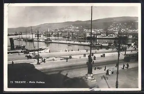 AK Trieste, Molo Audace, Hafen