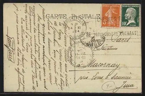 AK Marseille, Vue Gènèrale du Vieux Port, Hafen