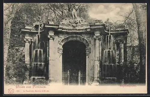 AK Potsdam, Chinesischer Pavillon im Park Sanssouci