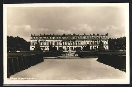 AK Herrenchiemsee, Blick zum Schloss