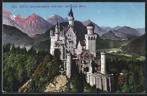 AK Ansicht von Kgl. Schloss Neuschwanstein