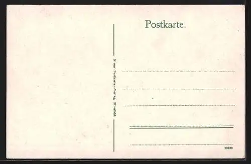 AK Burg a. d. Wupper, Teilansicht mit dem Schloss