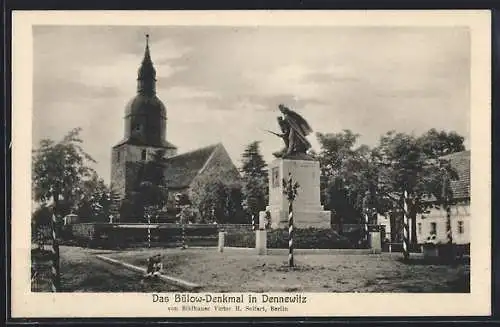 AK Dennewitz, das Bülow-Denkmal