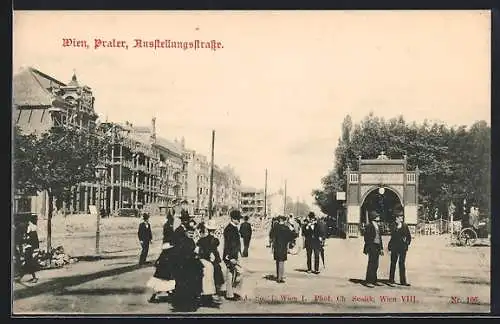 AK Wien II, Prater, Austellungsgebäude