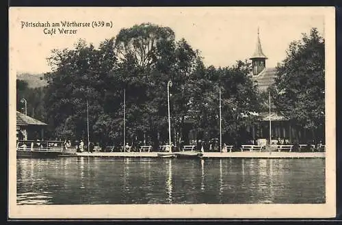 AK Pörtschach am Wörthersee, Cafe Werzer