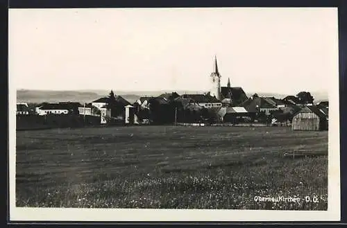 AK Oberneukirchen /O. Ö., Teilansicht mit Kirche