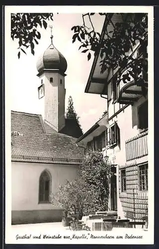 AK Nonnenhorn, Gasthof und Weinstube zur Kapelle