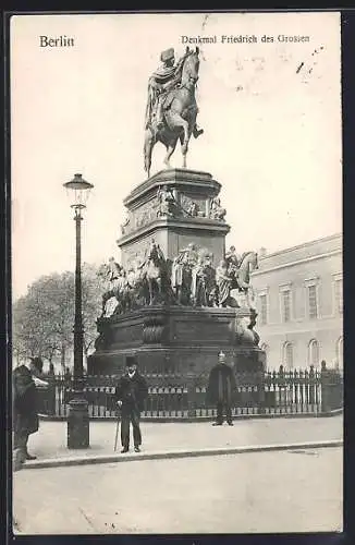 AK Berlin, Denkmal Friedrich des Grossen