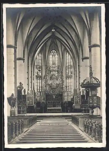 AK Calcar /Niederrhein, Inneres der Pfarrkirche