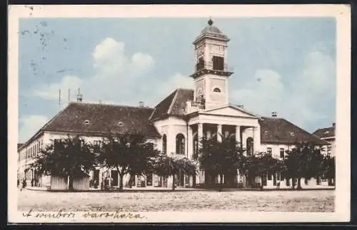 AK Gradska Zgrada, Rathaus mit Strassenpartie