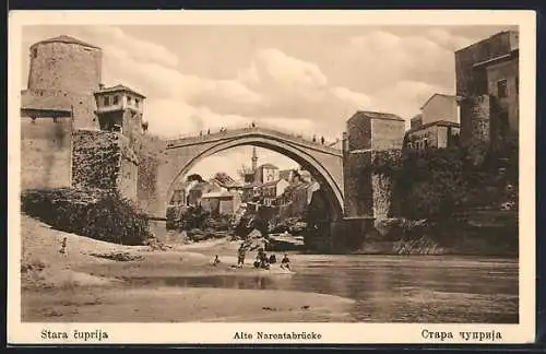 AK Mostar, Alte Narentabrücke