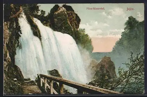 AK Jajce, Pliva-Wasserfall